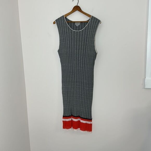 GREY by Jason Wu Chevron Knit Dress size L - Picture 9 of 14